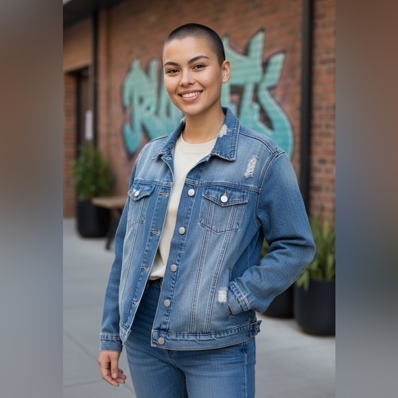 Ashley Mason Jackets & Blazers - Jean jacket oversized